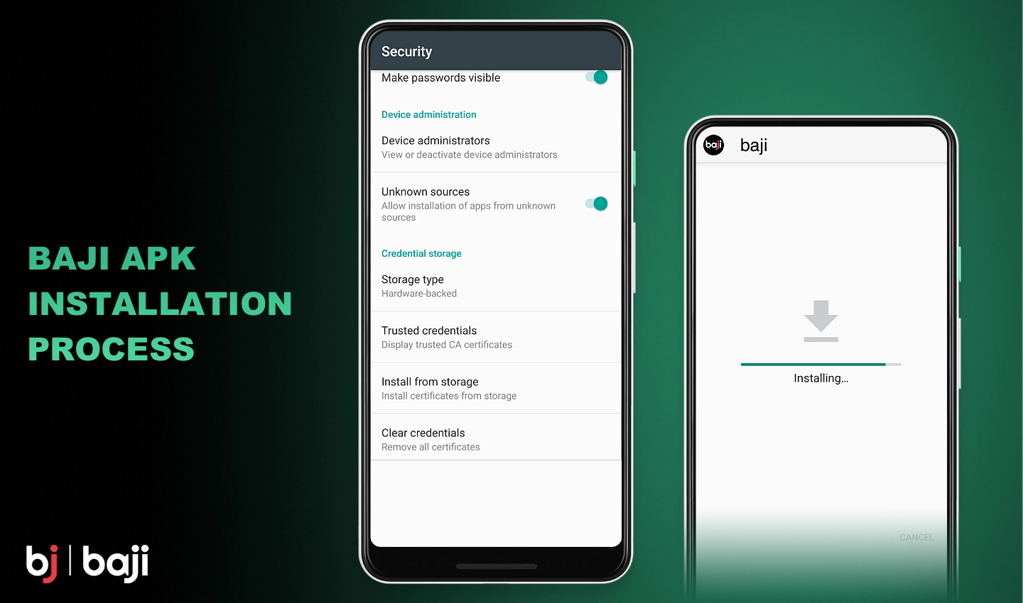 Baji APK इंस्टॉल करने की प्रक्रिया किसी अन्य एंड्रॉइड ऐप को इंस्टॉल करने से अलग नहीं है