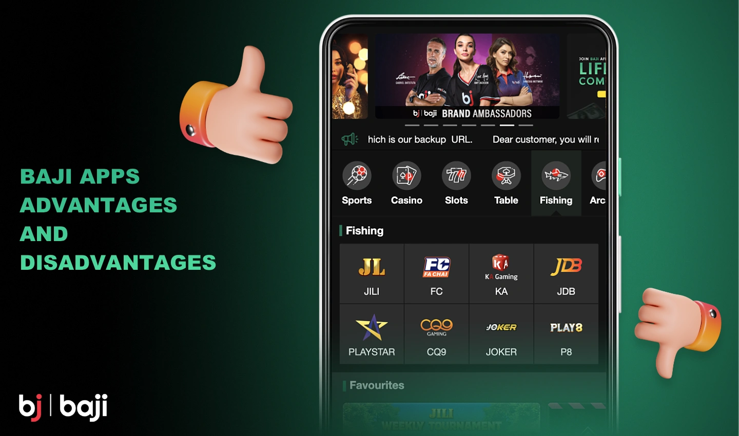 Baji मोबाइल ऐप के कई फायदे हैं, लेकिन इसके नुकसान भी कम नहीं हैं