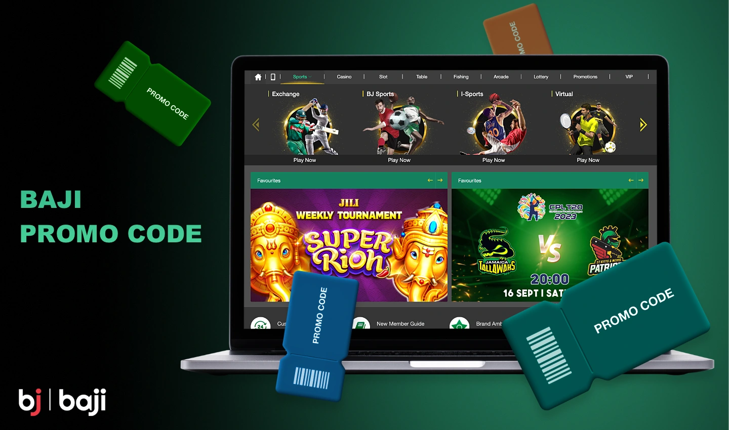 The Baji Procode is designed to give you an extra bonus